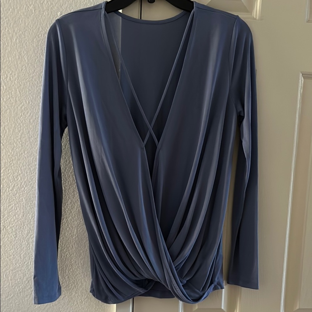 Elegant Blue Women's Top